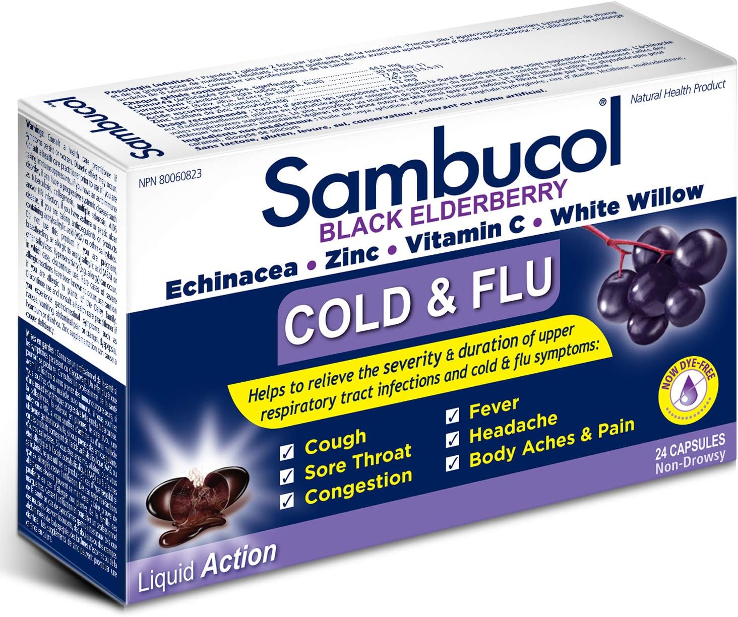 SAMBUCOL COLD FLU TABLET 30CT
