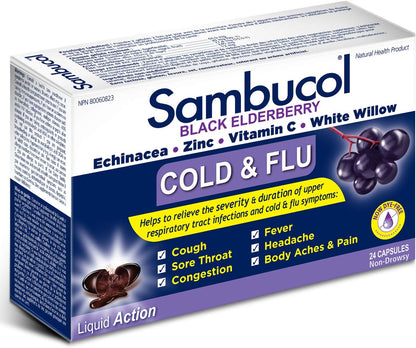 SAMBUCOL COLD FLU TABLET 30CT