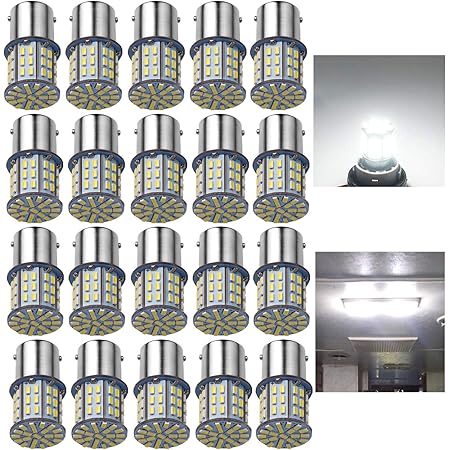 Hopkins 1157LL Long Life BAY15D Replacement Trailer Light Bulbs, 2 Pack