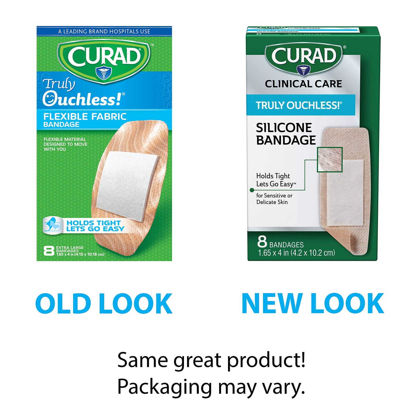 CURAD OUCHLESS SILICONE 3/4"X3" 20CT