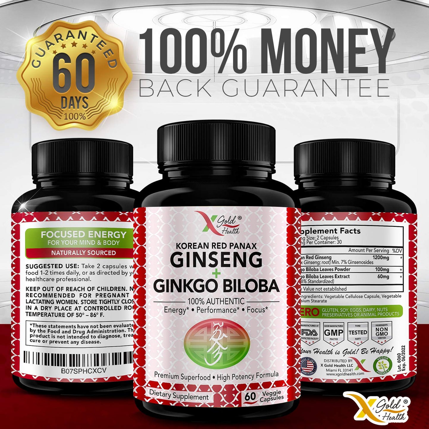 Ginkgo Biloba & Red Panax Ginseng Extract