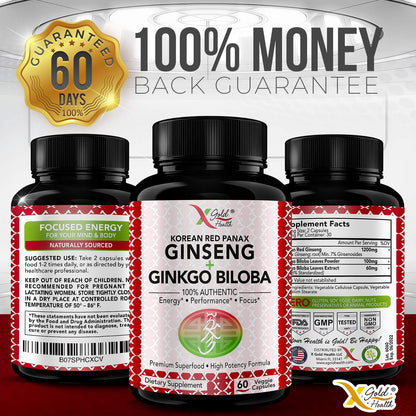 Ginkgo Biloba & Red Panax Ginseng Extract