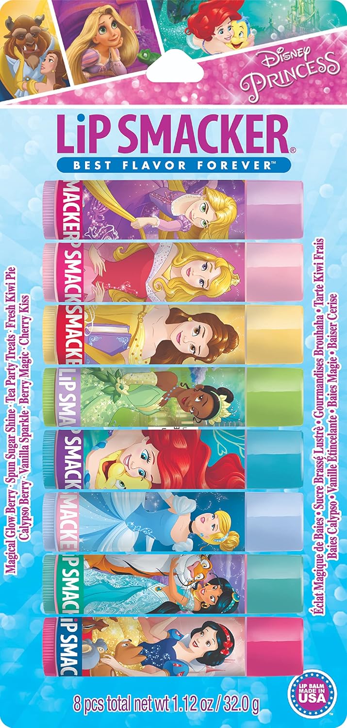 Lip Smacker Disney Princess Tote Bag, 7 count