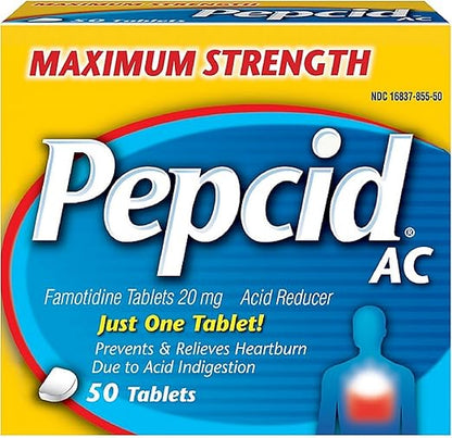 PEPCID MAX TABLET ORIGINAL 50CT