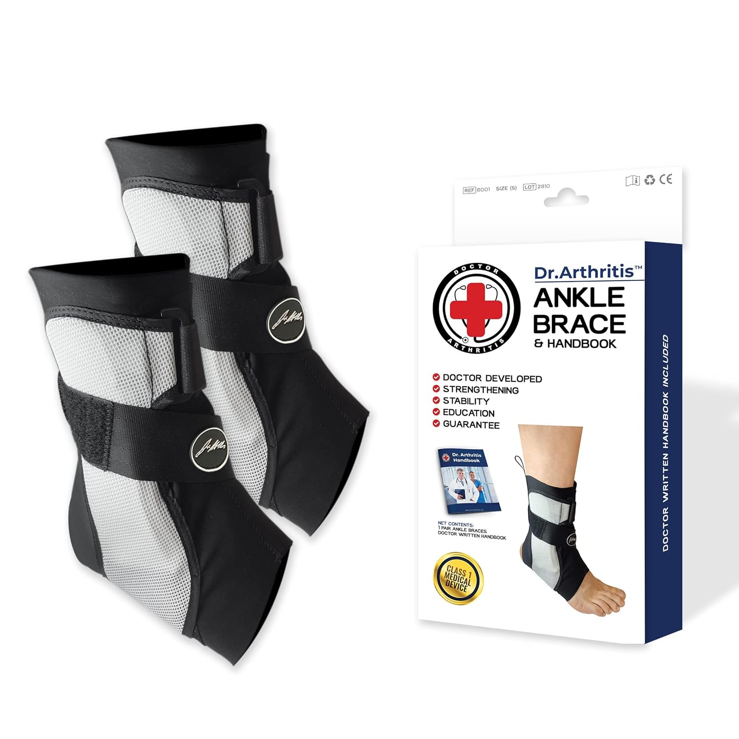 ANKLE BRACE SB CNVS MD NATR