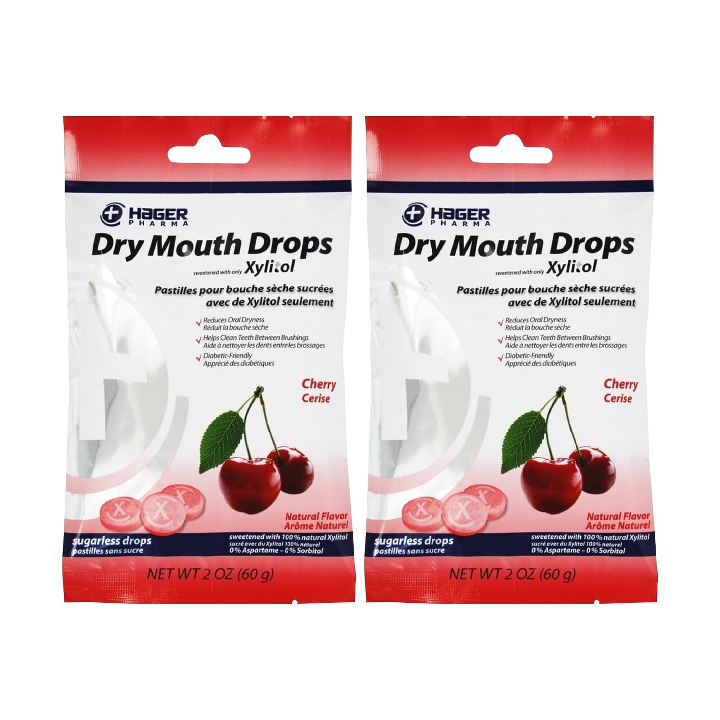 HAGER BAG DRY MOUTH LOZ MINT 26CT