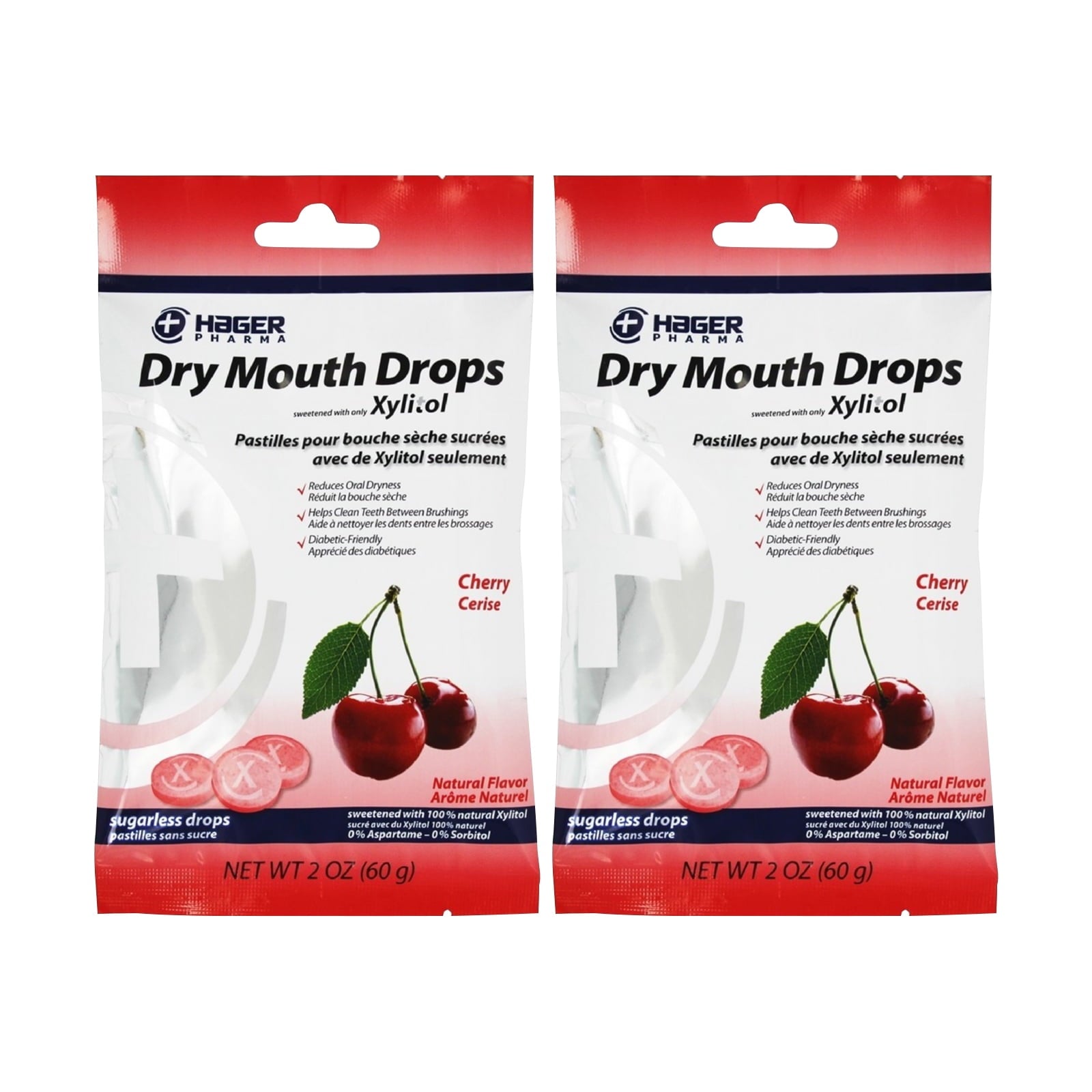HAGER BAG DRY MOUTH LOZ MINT 26CT