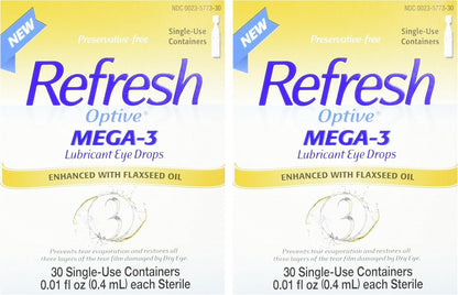 REFRESH OPTIVE MEGA-3 EYE DRP 30X0.4ML