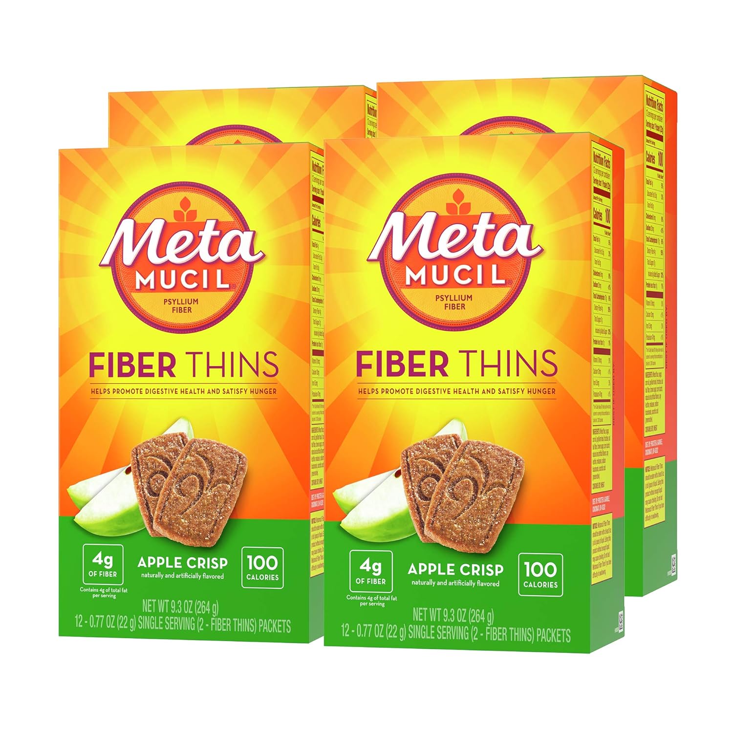 METAMUCIL WAFER APPLE CRISP 24CT