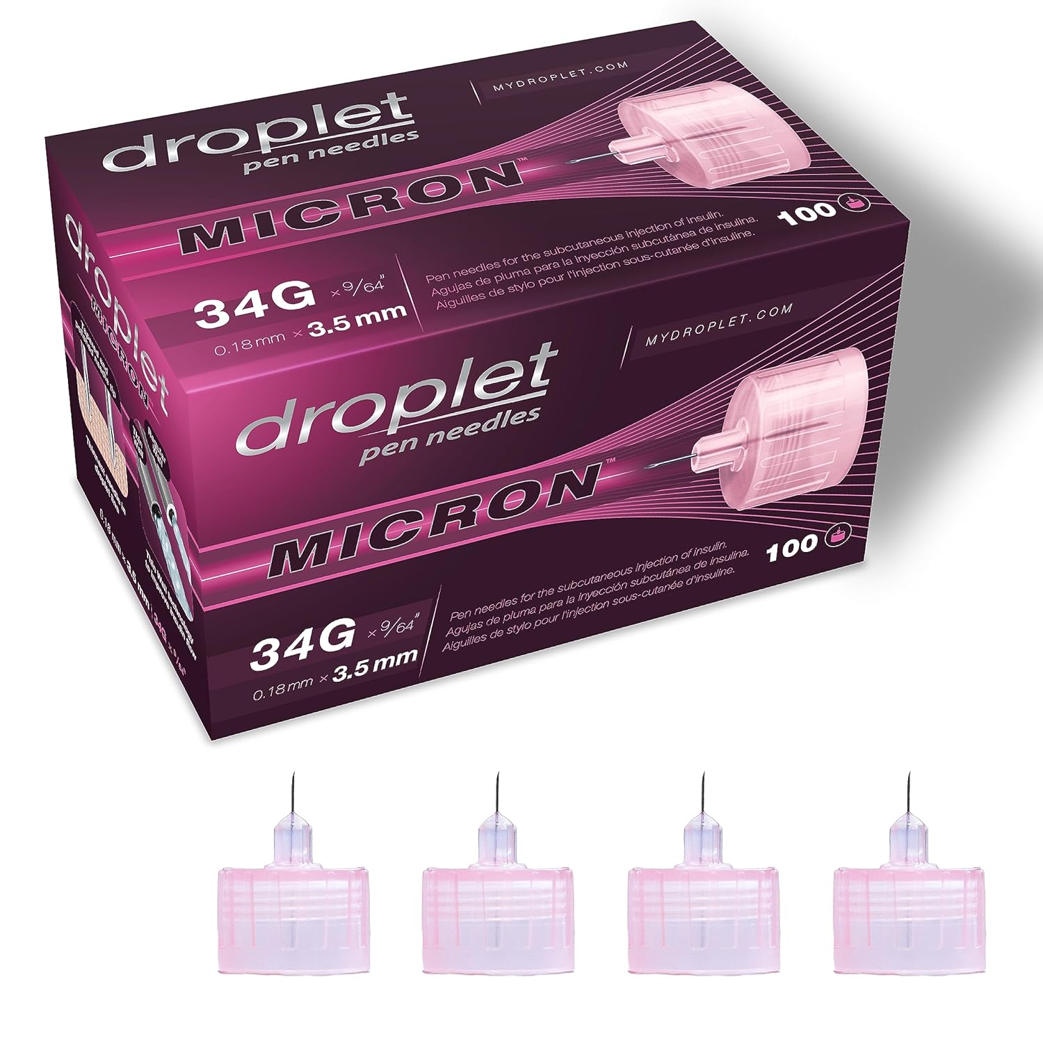 DROPLET INSULIN SYG 30GX12.5MMX1ML 100CT