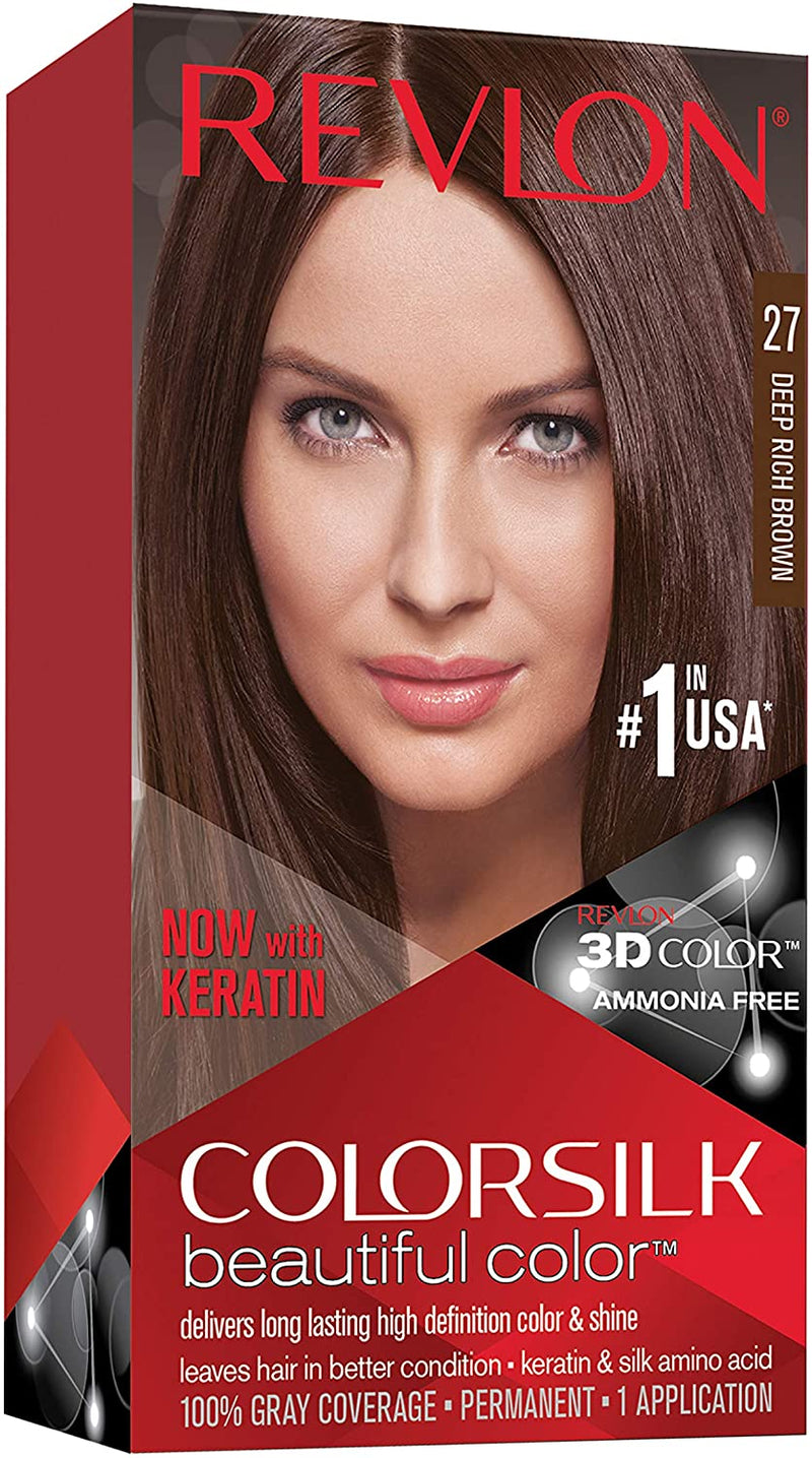 COLORSILK BFL COLR KT 27 D/R BRN