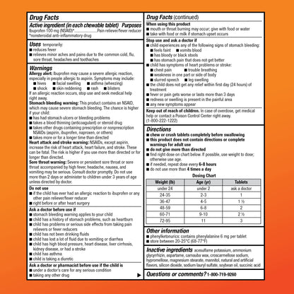LDR IBUPROFEN JR CW 100MG 24 GRP