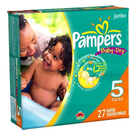 PAMPERS BABY DRY SIZE 5 JUM PK 4X24CT