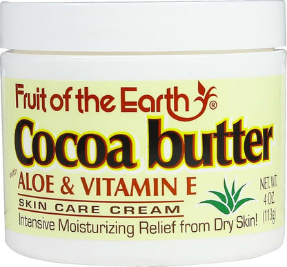 Fruit Of The Earth Bogo Cream Cocoa Butter 4oz Jar
