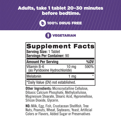 NATROL MELATONIN,1 MG TIME REL