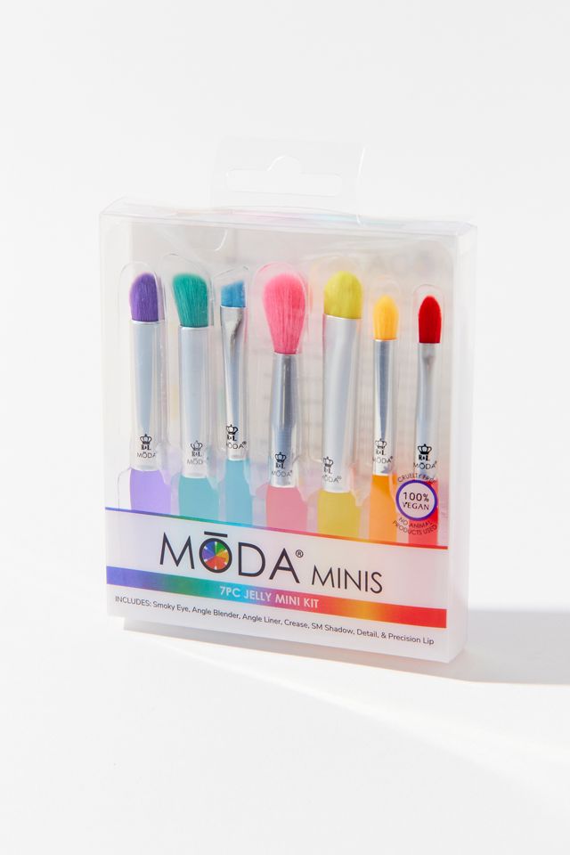 MODA Minis Jelly Makeup Brush 5 Piece Travel Eye Kit