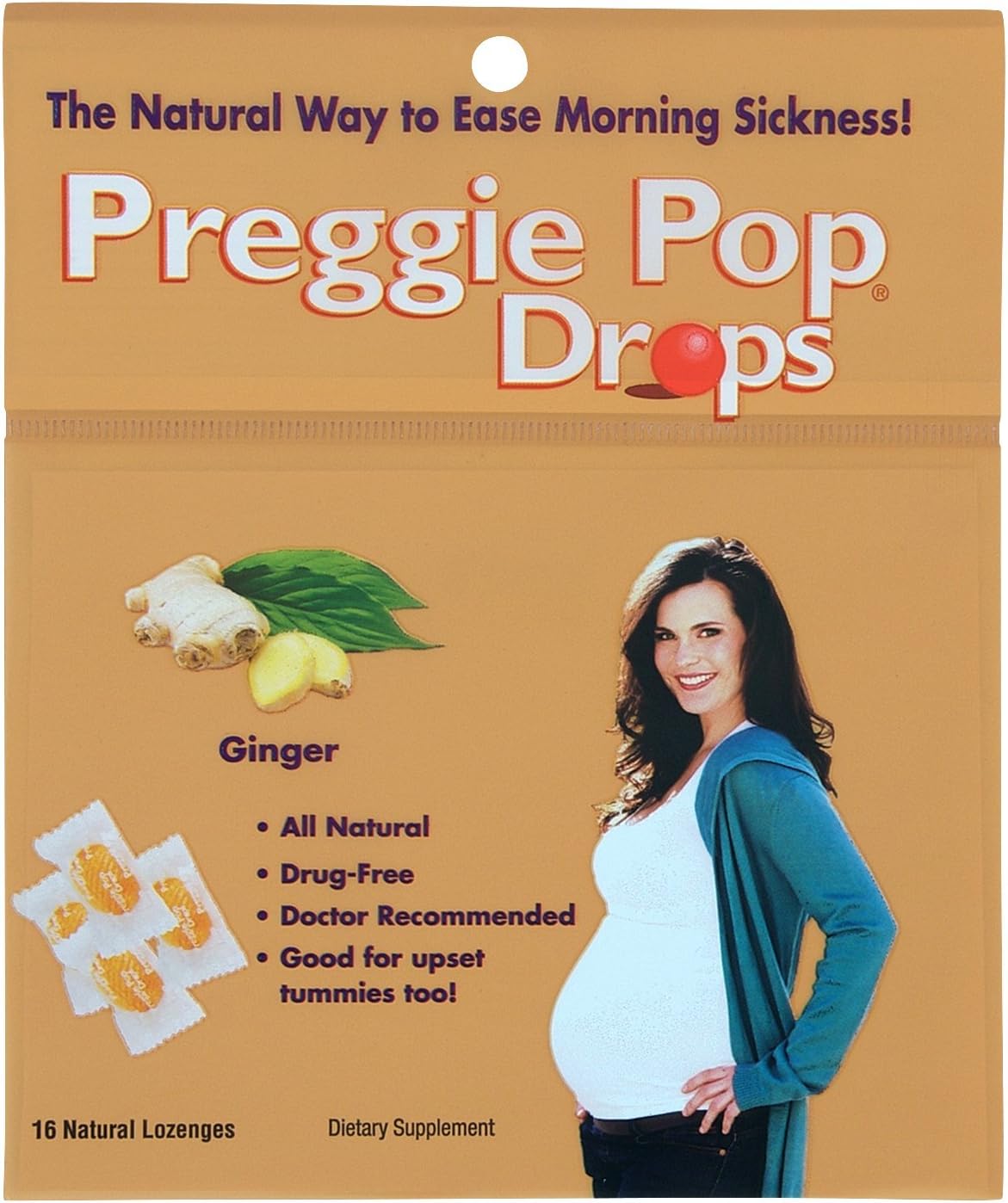 THREE LOLLIES PREGGIE DROPS + W/B-6