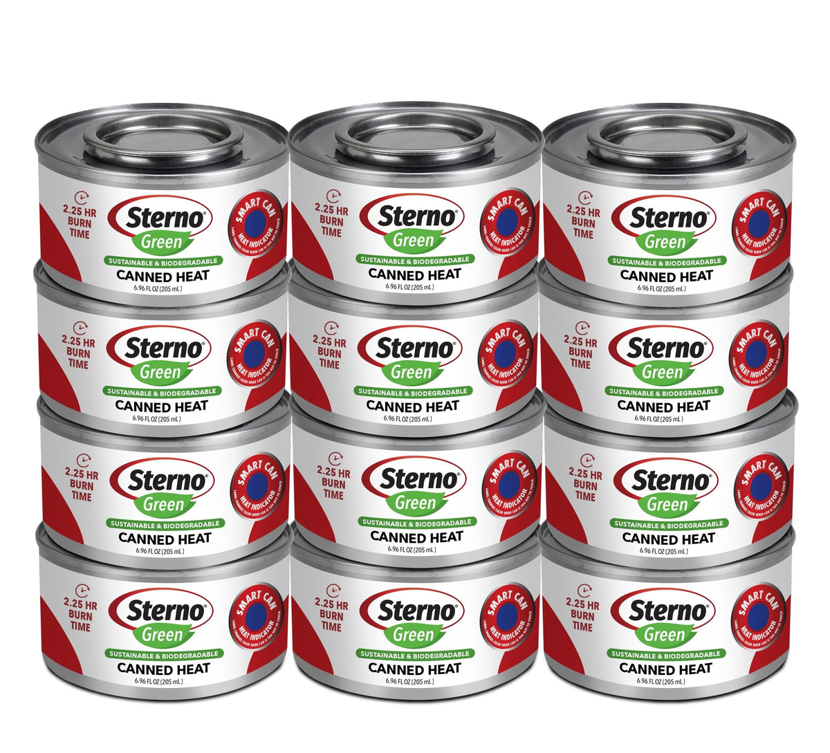 Sterno Canned Heat Aluminum - 45 Minute Burn Time, 3 pack