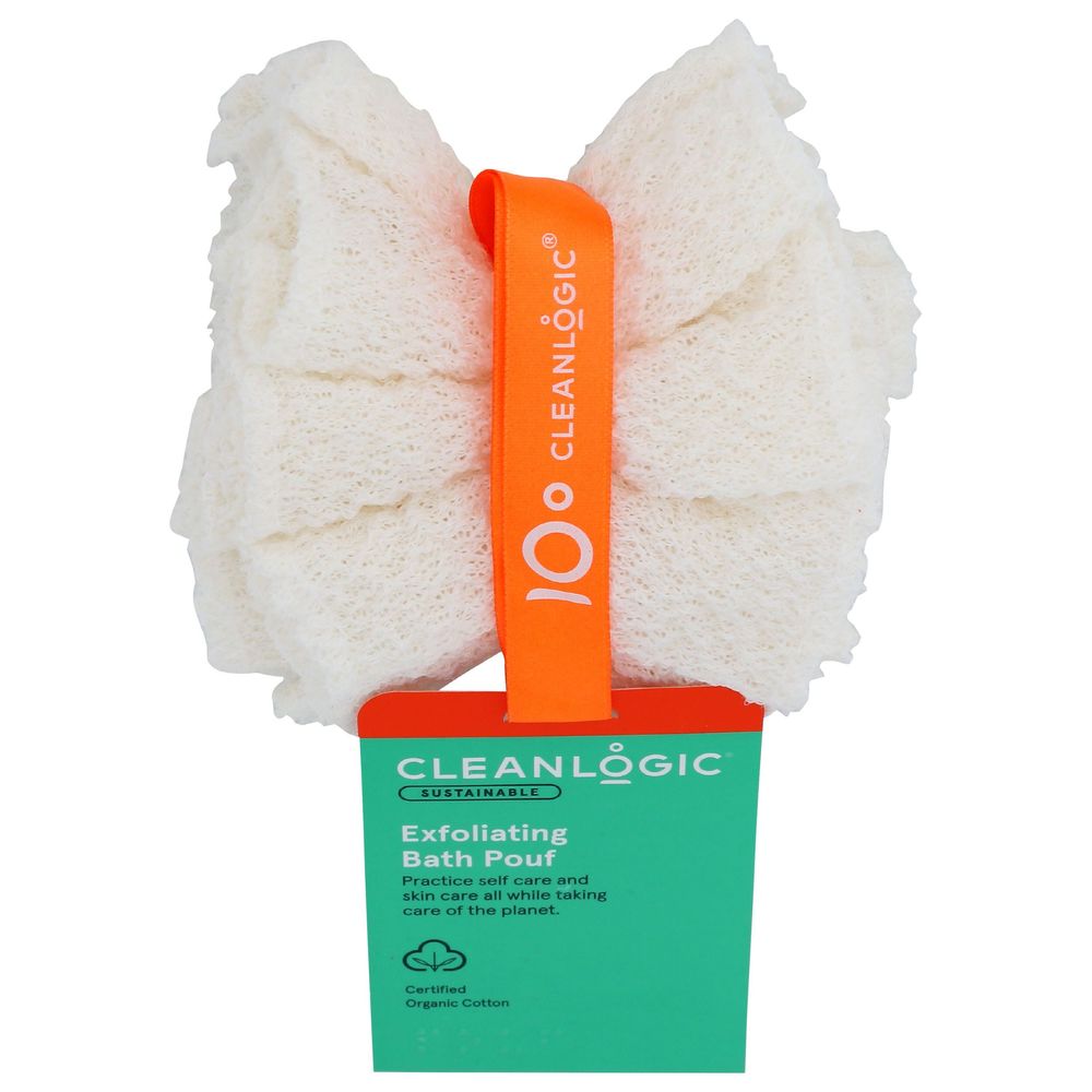 Clean Logic Sustainable Exfoliating Bath Pouf