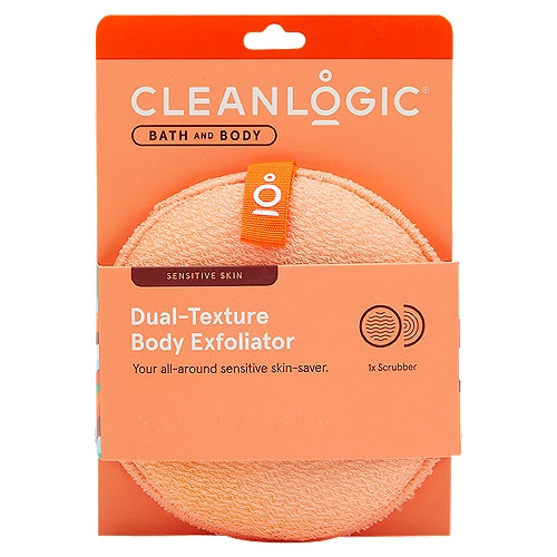 CLEANLOGIC Bath & Body Sensitive Skin Dual-Texture Body Exfoliator - Assorted