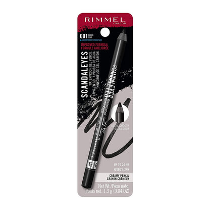Rimmel Scandaleyes Waterproof Gel Pencil Eyeliner in 001 Black