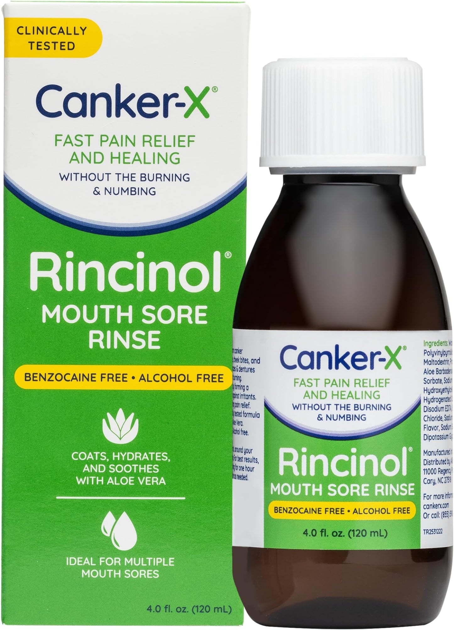 ULCEREASE MOUTH RINSE 6OZ