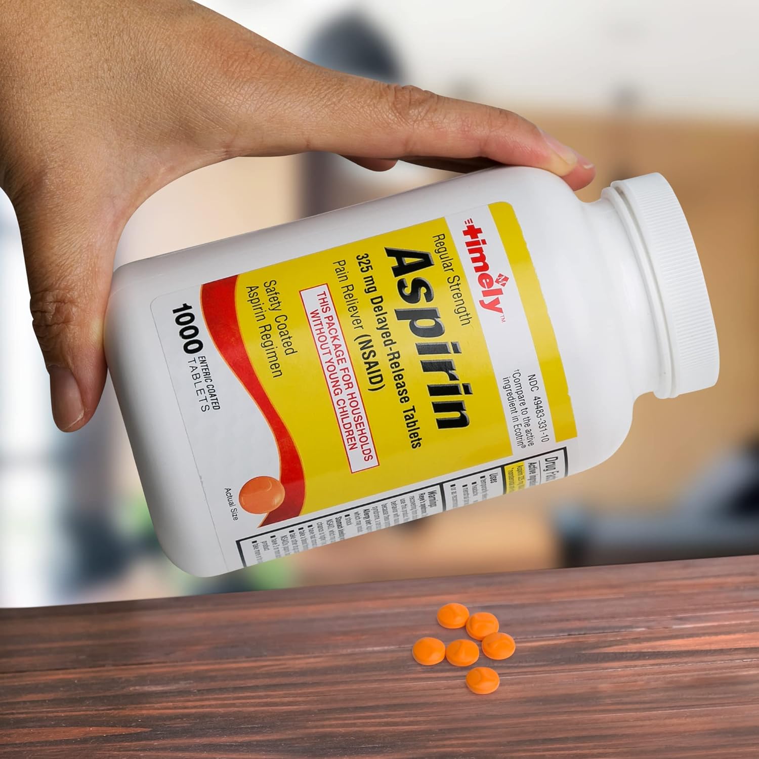 ASPIRIN TB 325MG 1000
