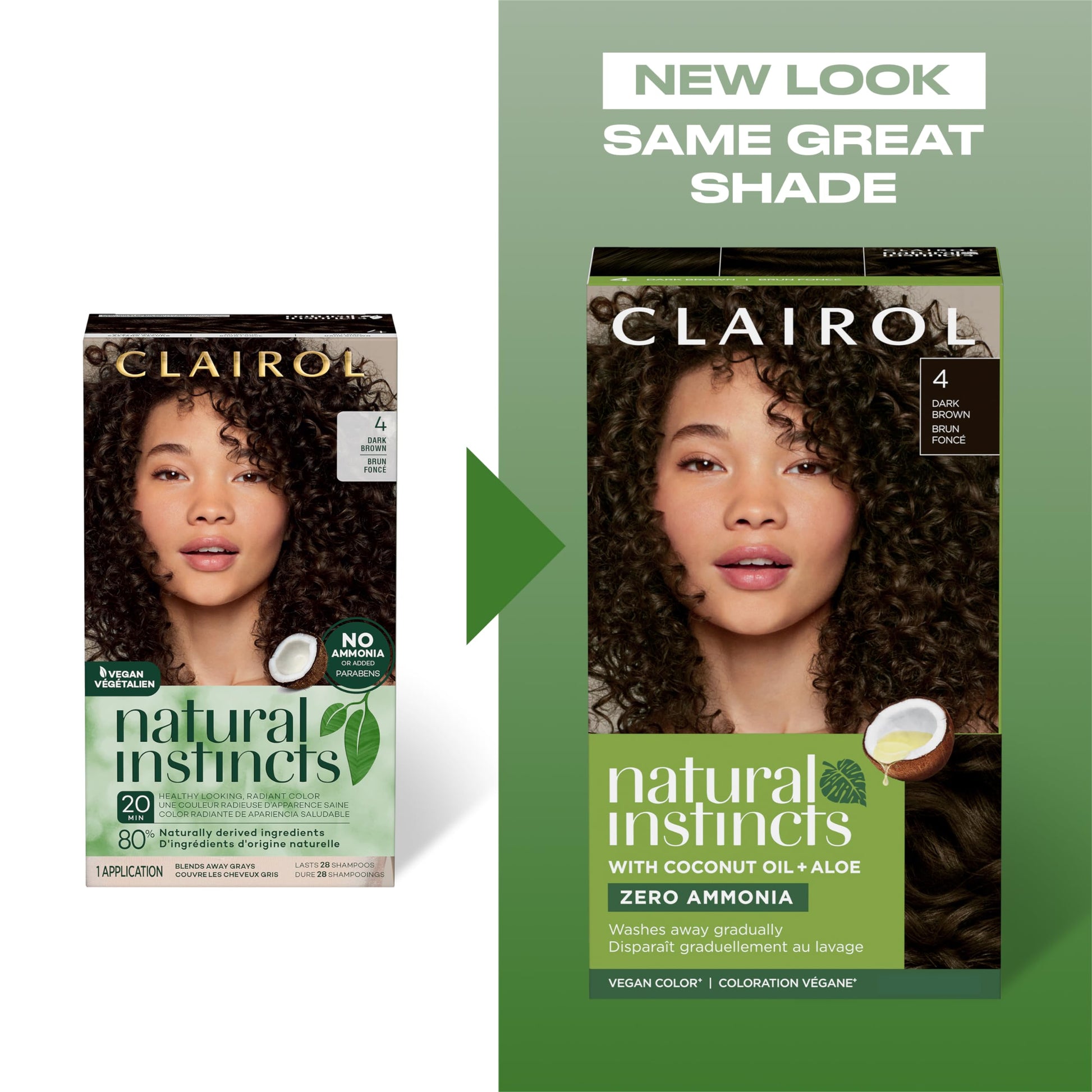 CLAIROL NATURAL INSTN CR 4 DBRN