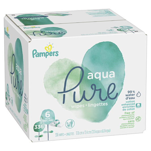 PAMPERS BBY WPS PA 6X56 AQ PUR