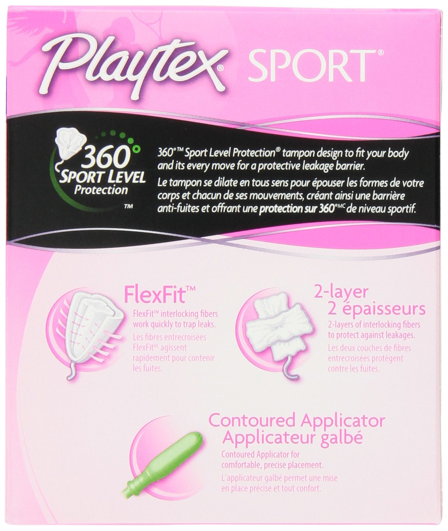 PLAYTEX SPORT SUPER+ UNSCENT TAMPON 18CT