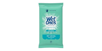 Wet Ones Anti-Bacterial Hand Wipes 20 Count (10in) Citrus