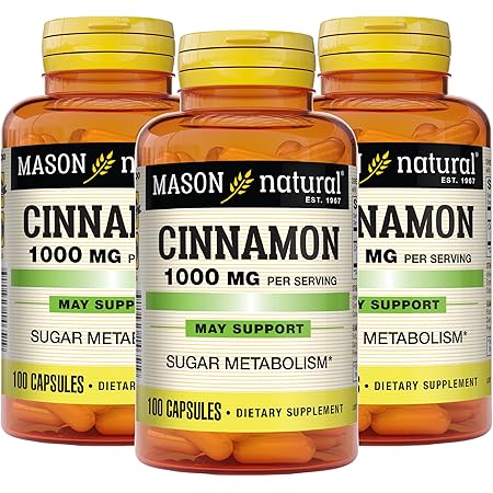 CINNAMON 1000MG CAP PER SERV 100CT MASON