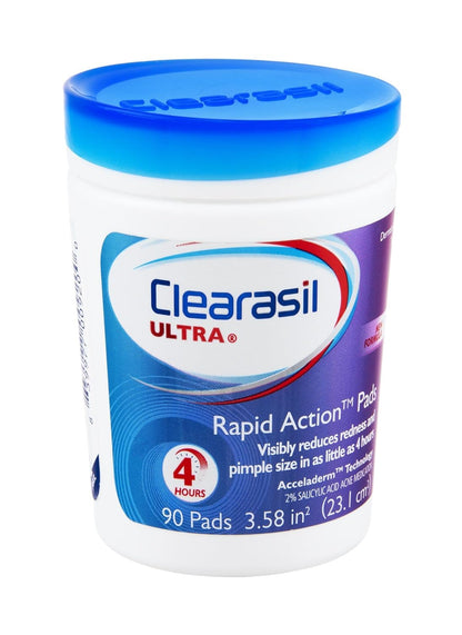 CLEARASIL RPD RESCUE DP TRTMNT PAD 90CT