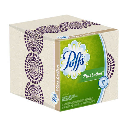 PUFFS PLUS LOTION 24X124 WHITE