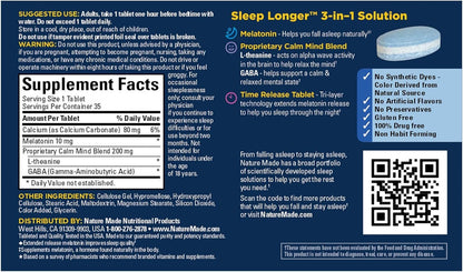SLEEP3 TIME RLS MELATONIN 10MG GMY 60 NB
