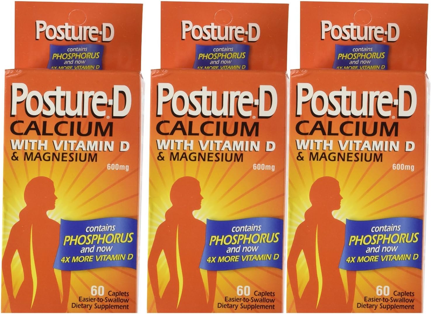 POSTURE D 600MG CALC/D/MAG TABLET 60CT