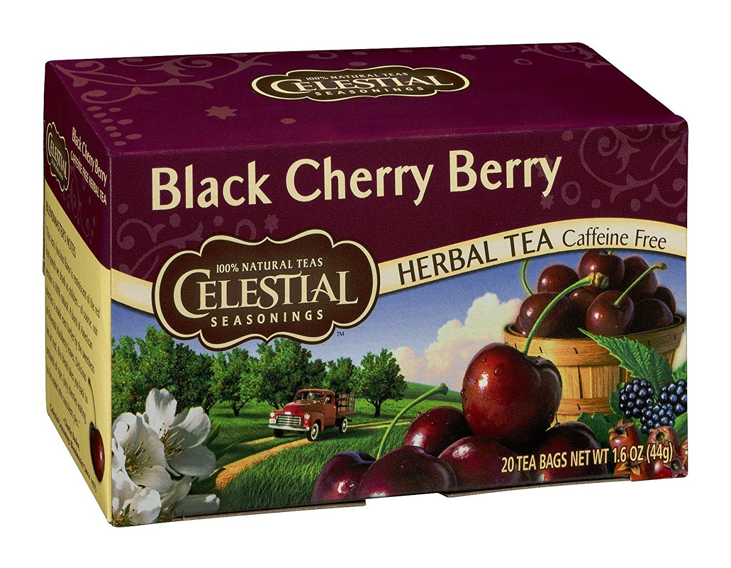 CELESTIAL SEASONINGS HERB TEA,BLK CHERRY BERRY