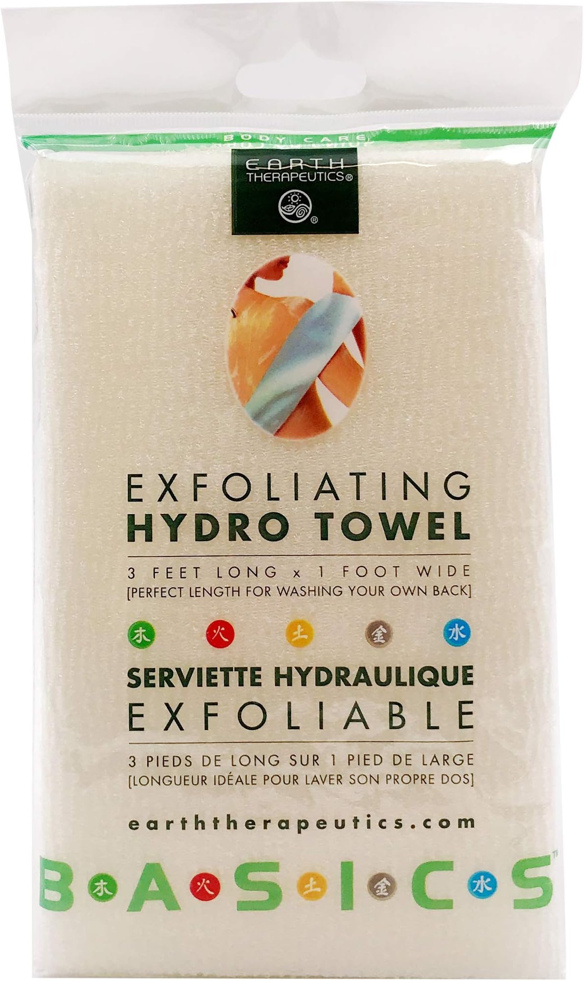 EARTH THERAPEUTICS HYDRO BDY SPONGE,NATRL