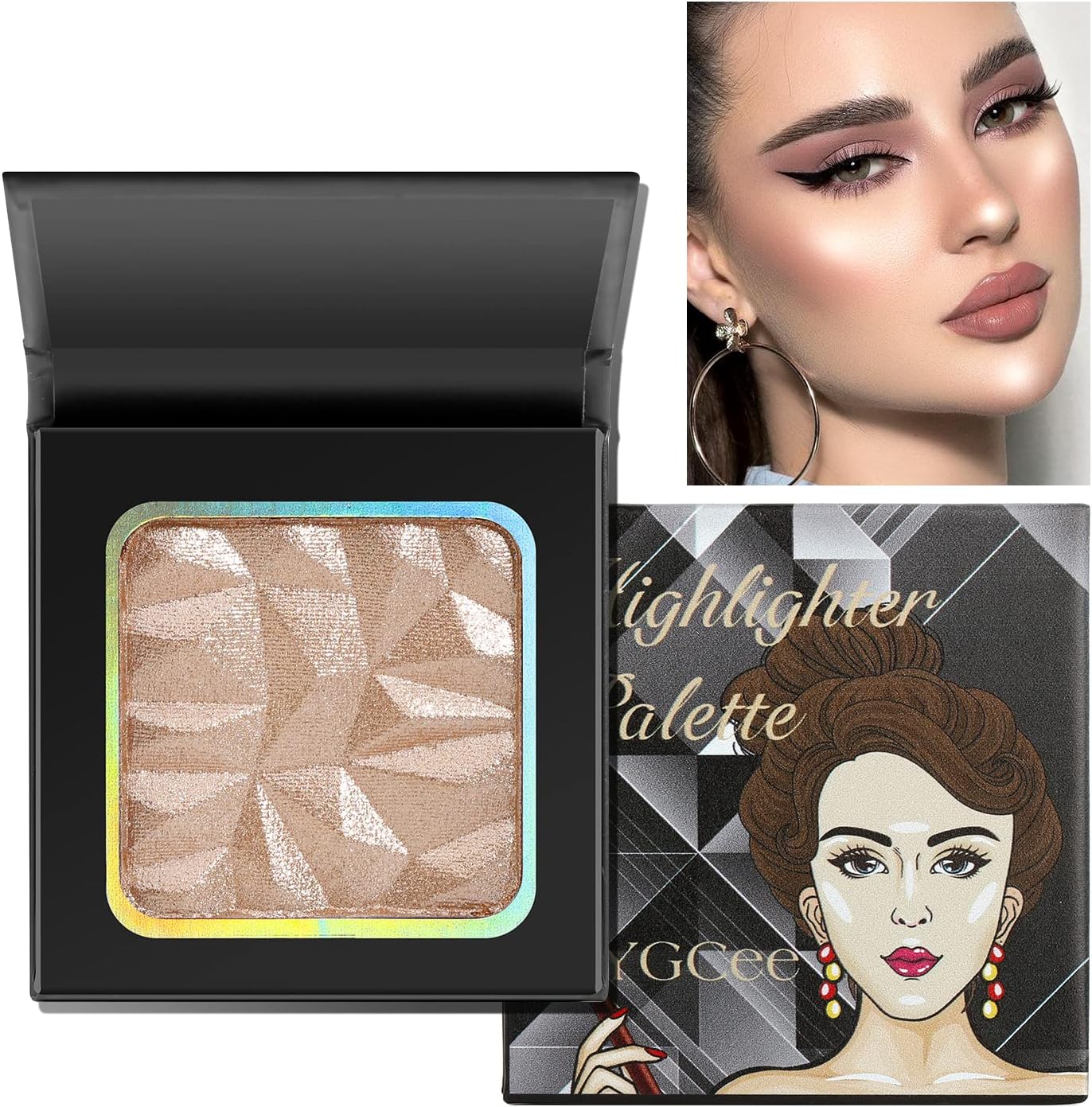 L.A. COLORS Just Glow Highlighter and Bronzer Stick - Sungaze