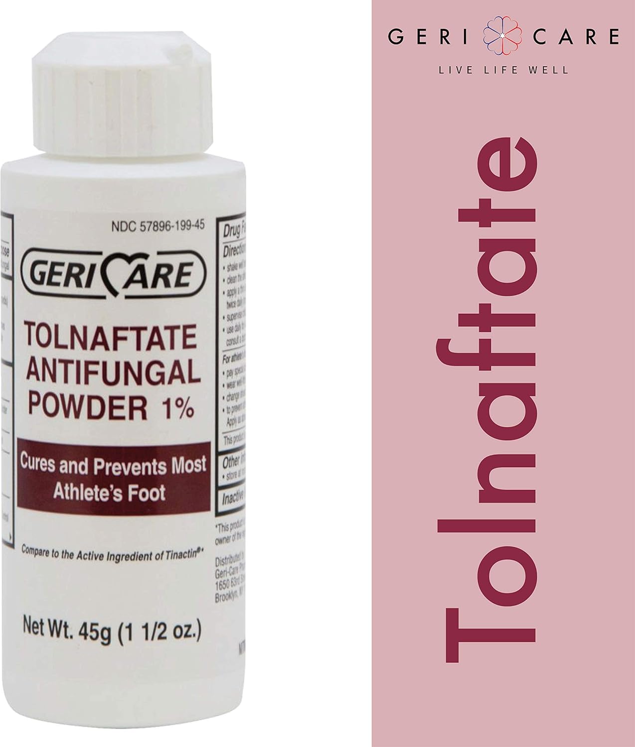 TOLNAFTATE ANTIFUNGAL 1% PWD 45GM GERI