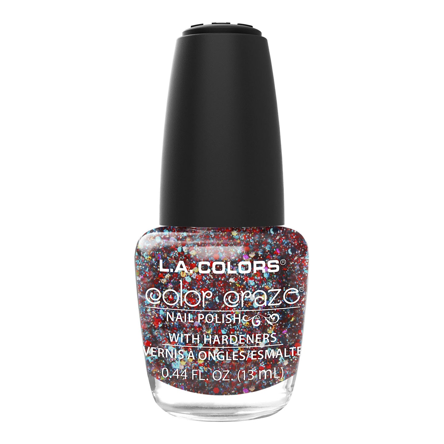 L.A. Colors Color Craze Nail Polish - Sassy Sparkle, 0.44 fl oz