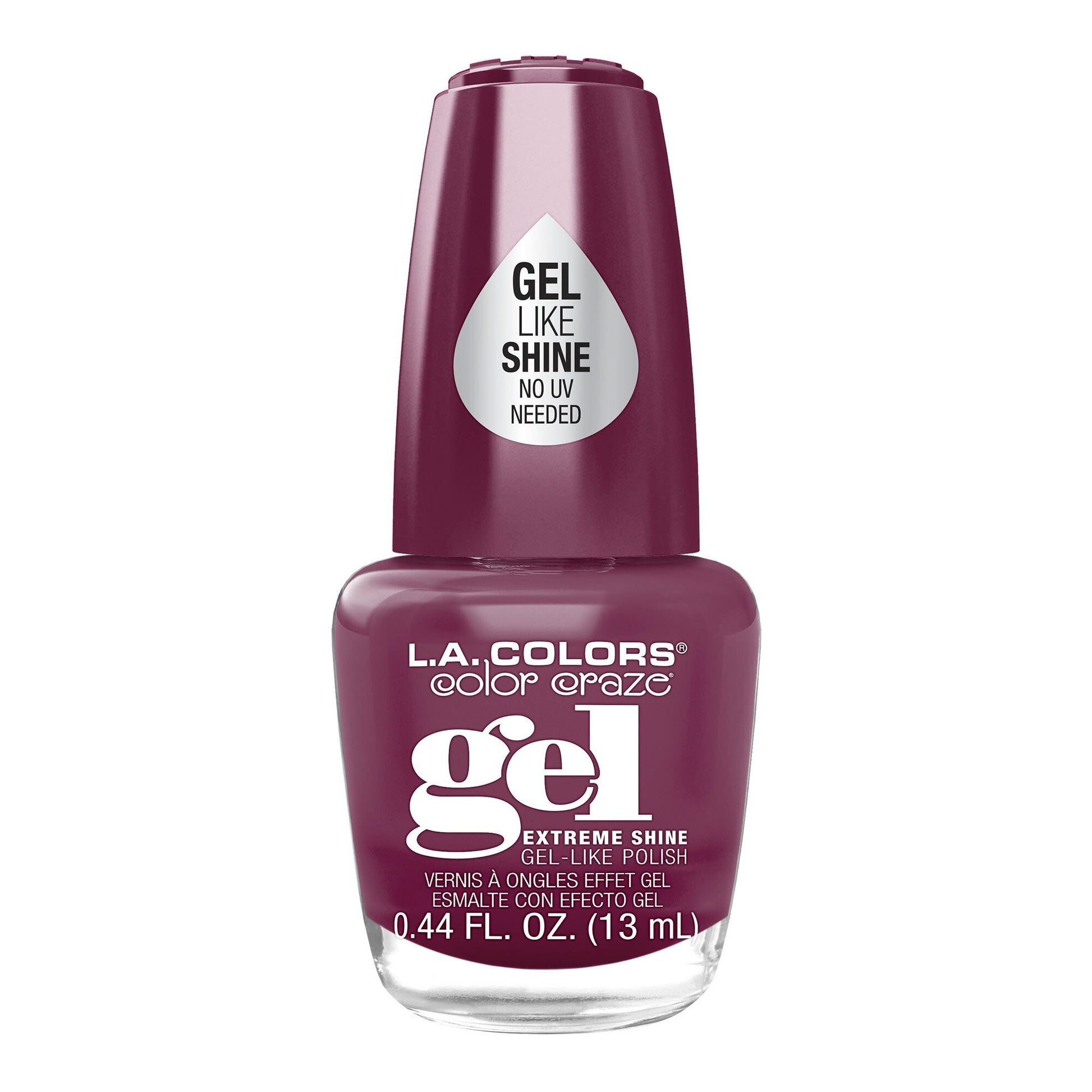 L.A. Colors Shimmer & Shine Collection Metal Polish - Crystal Pink