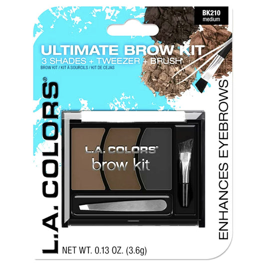 L.A. Colors Ultimate Brow Kit - Medium