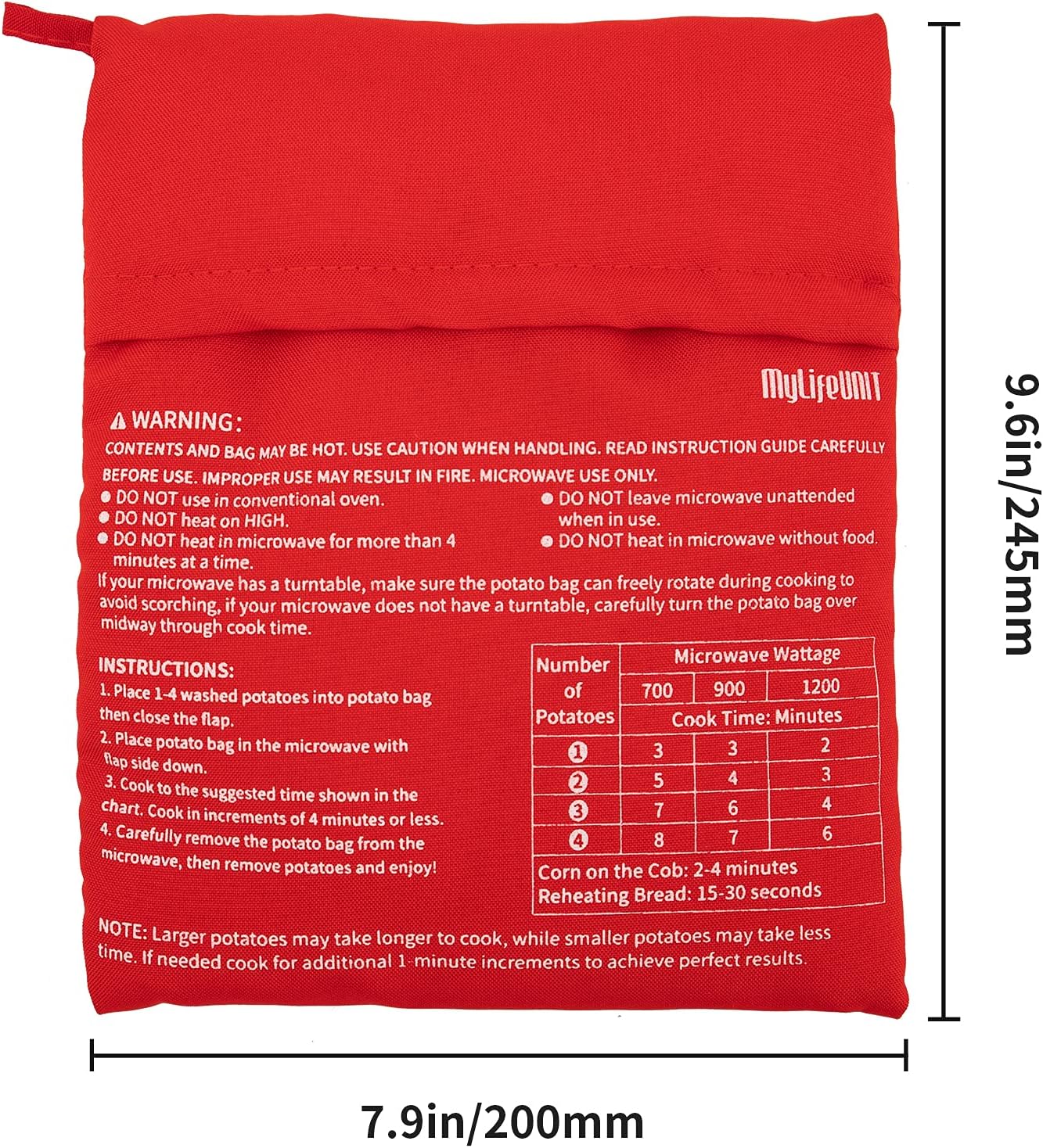 VIOVIA MICROWAVE POTATO SACK