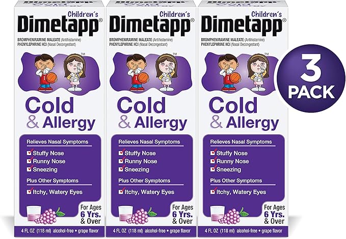 DIMETAPP CHILD COLD ALLERGY GRP LIQ 8OZ