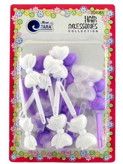 BARETTES KIDS MED BOW ASST 2CT