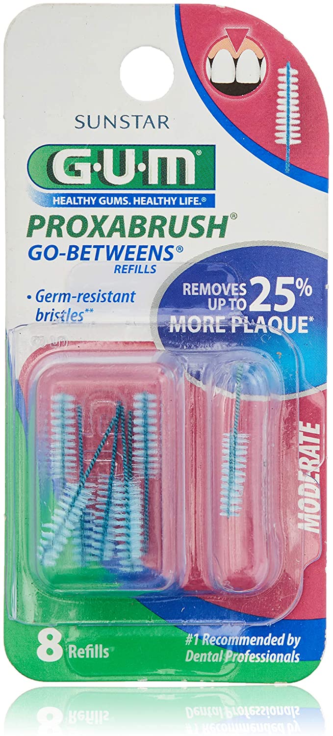 GUM GO BETWEENS PROXABRUSH RFL MODRT 8CT