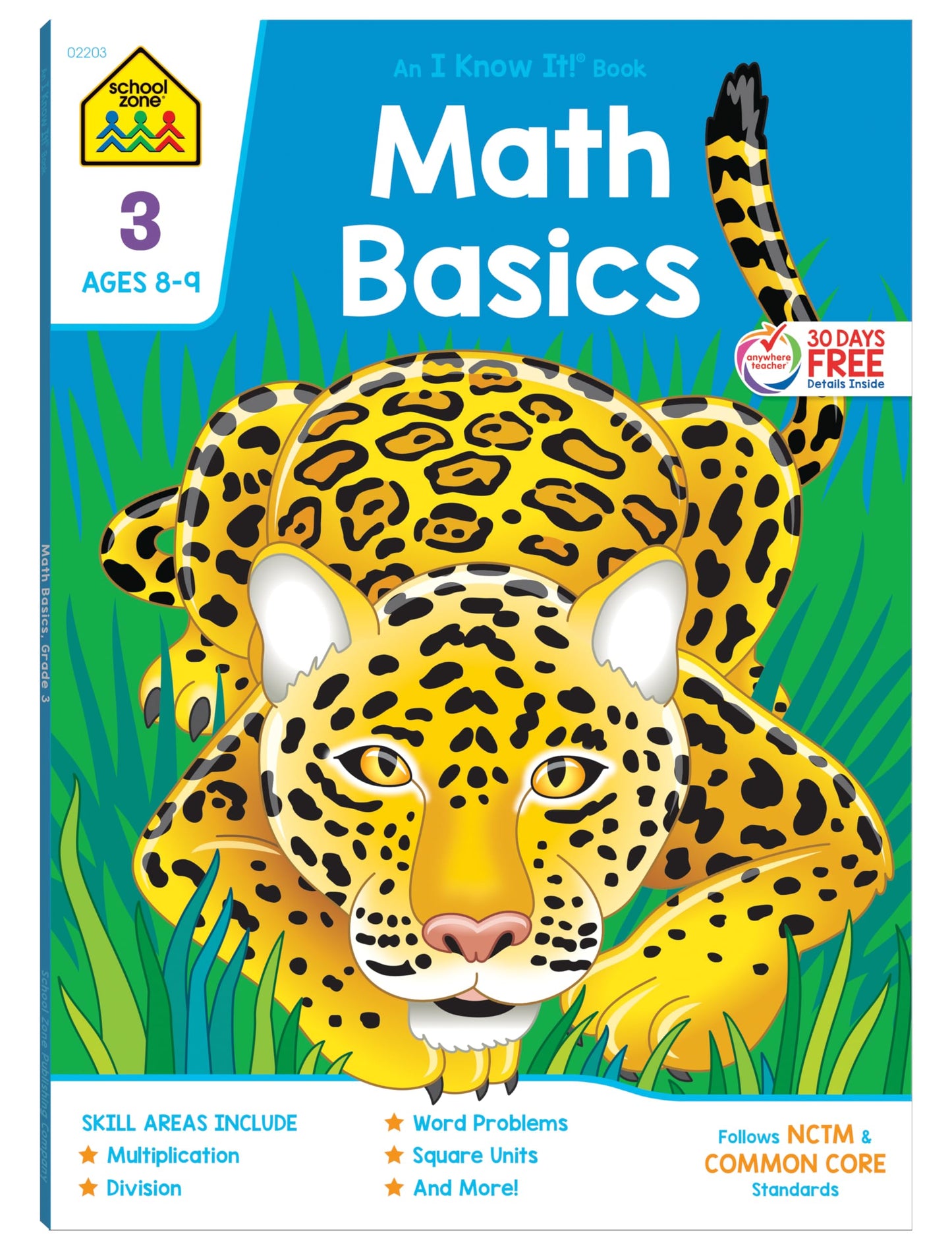 School Zone Multiplication & Division Book Ages 8-10