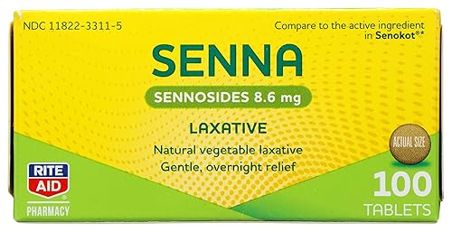 LDR SENNA TB 8.6MG 100 LAX RS