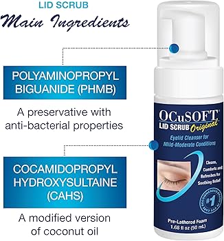 OCUSOFT EYE LID SCRUB FOAM ORIG 50ML